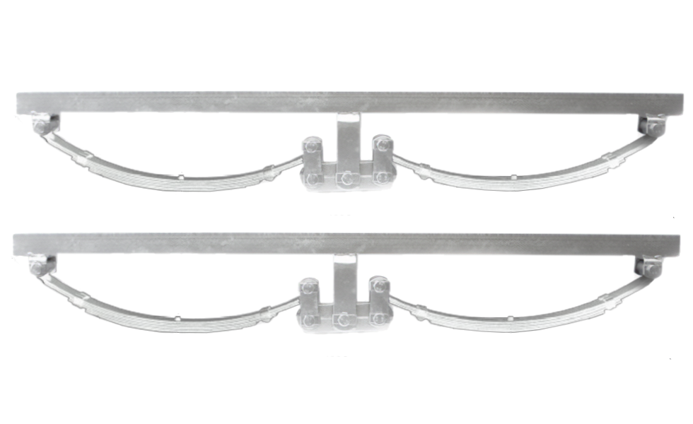 Trojan Double Eye Rocker Type - 2500kg or 3500kg - 50mm wide - Mounted on Galvanised Angle Iron - Pair