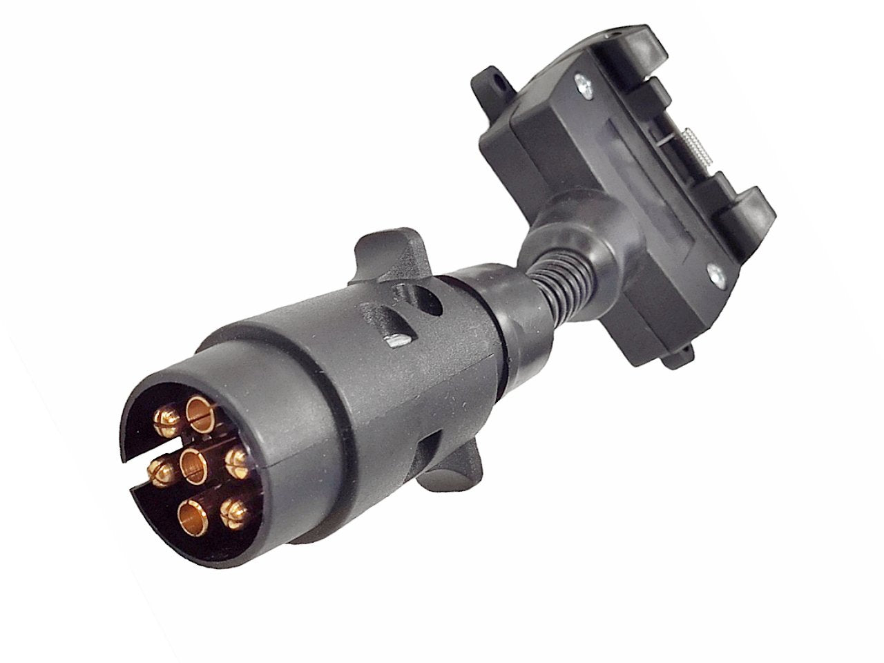 Adaptor - 7 Pin Round - 7 Pin Flat