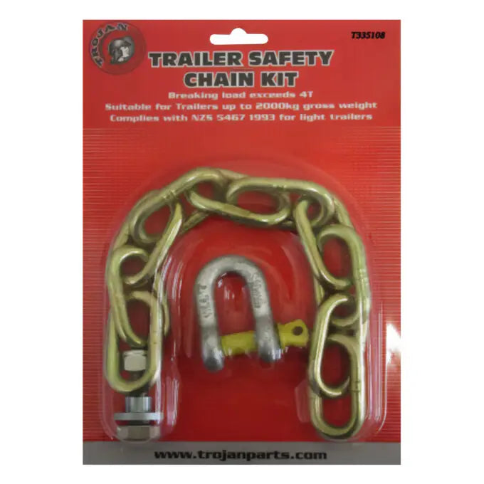 10-Link 8mm Chain & Shackles HT4T MTM - 2000kg