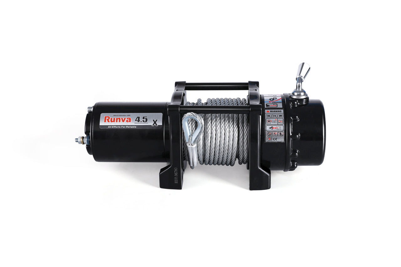 4.5X Winch 12V with Steel Cable
