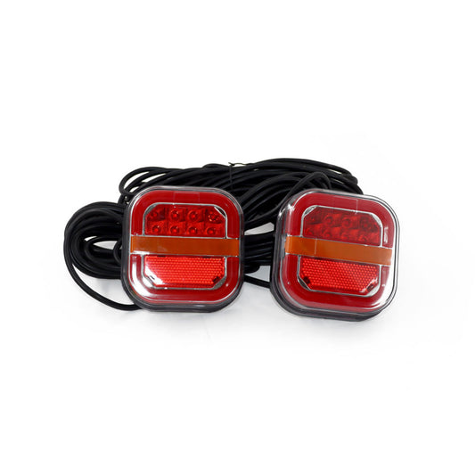 Trailer Tail Light Kit (pr) 100x100mm LED
