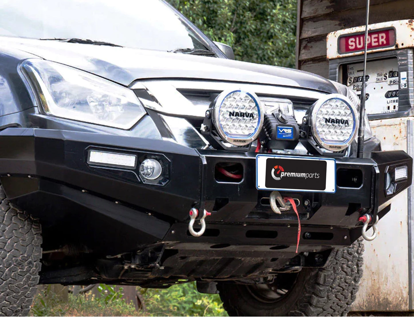 JUNGLE 4X4 BULL BAR TO SUIT ISUZU D-MAX 2016-2020
