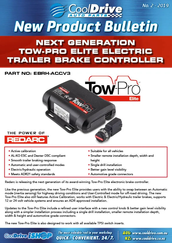 Redarc Tow-pro Elite Electric Trailer Brake Controller