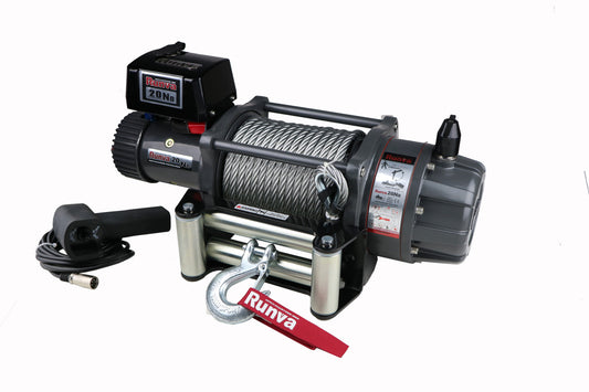 EWB20000 Premium Winch 12V with Steel Cable