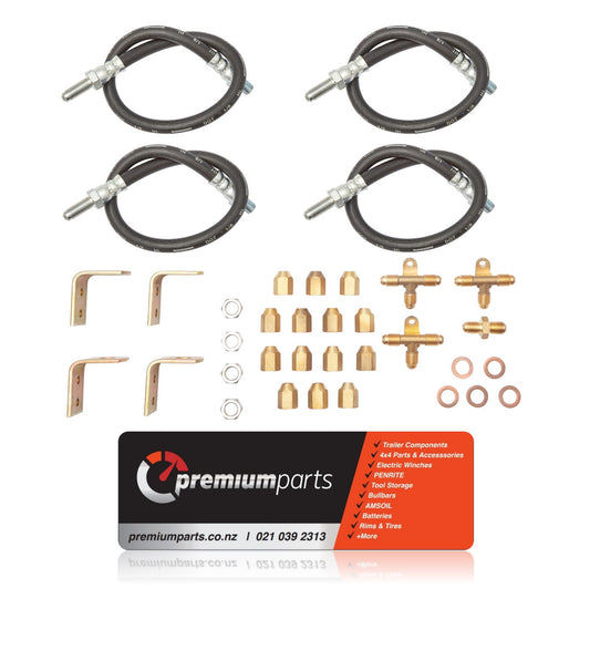 Trojan HOSE KIT - TANDEM AXLE for Disc Brakes