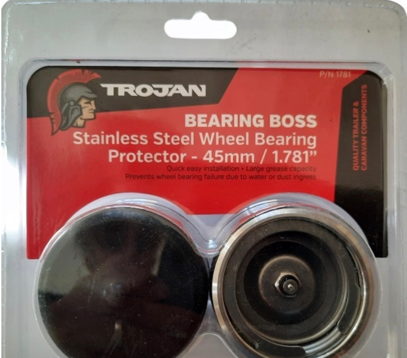 Trojan Bearing Boss - S/S - 1.781" (45mm) - Pair