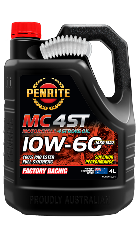 PENRITE MC-4ST PAO & Ester Motorcycle Oil 10W-60 4 Litre