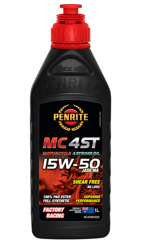 PENRITE MC-4ST PAO & Ester Motorcycle Oil 15W-50