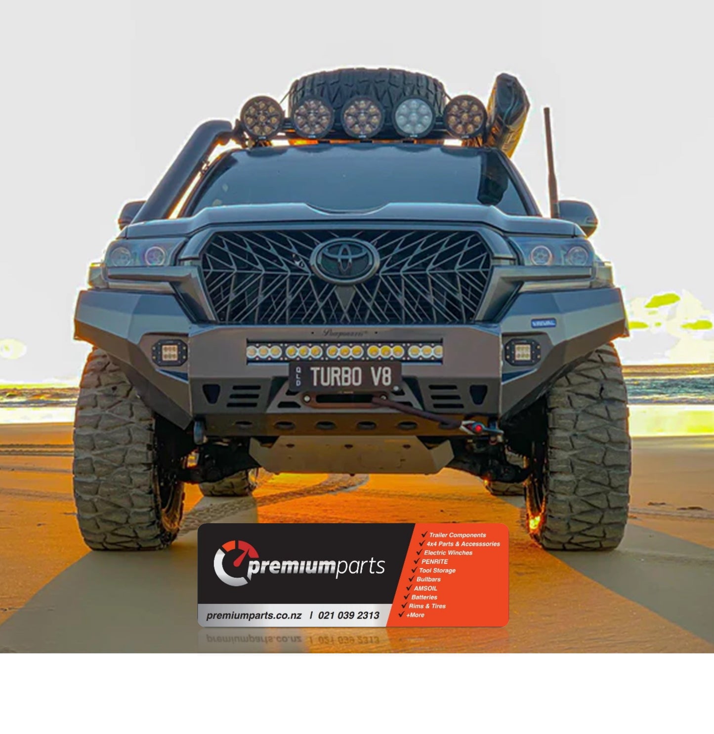 RIVAL - Aluminium Front Bumper Toyota Land Cruiser 200 2015-2021