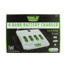 Hulk 4x4 5 Stage 12V 4-16A 4-in-1 Battery Charger - HU6560