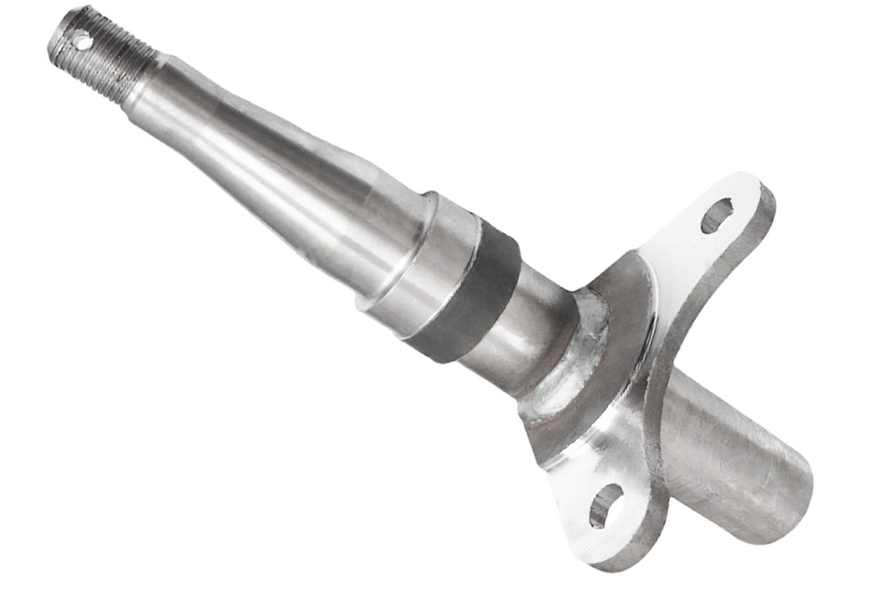 Metal mechanical component on a white background