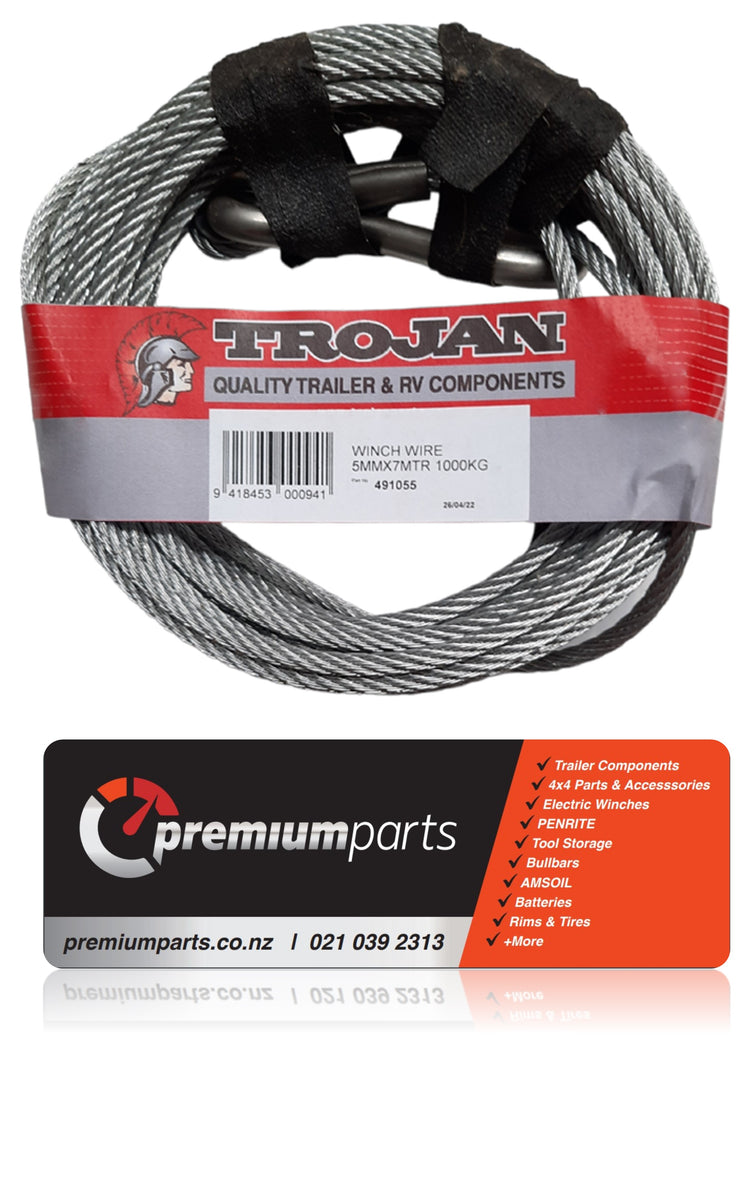 Winch Ropes, Wires and Hooks - Trojan