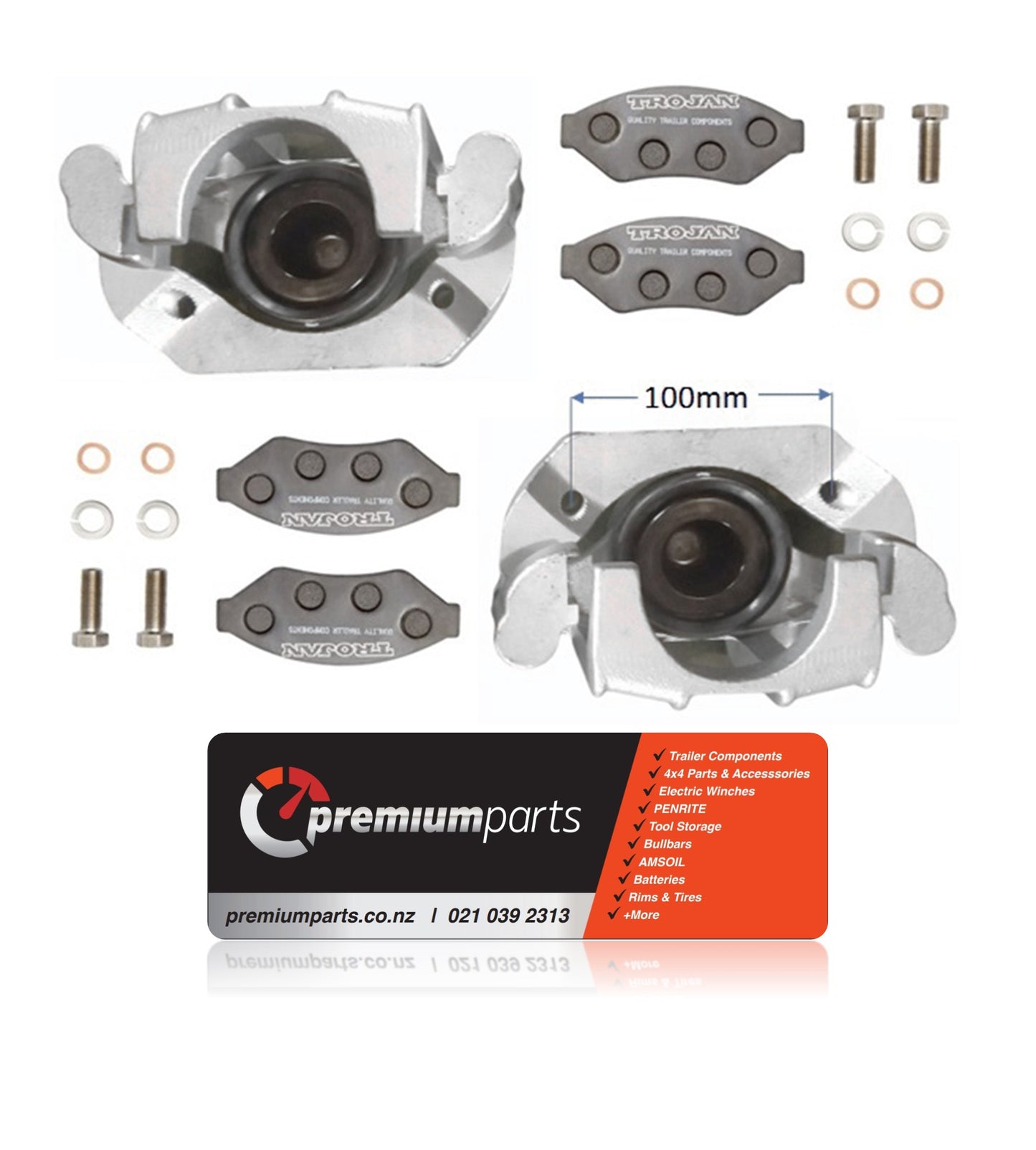 Trojan Cast Iron Hydraulic Calipers - MK2 conversion