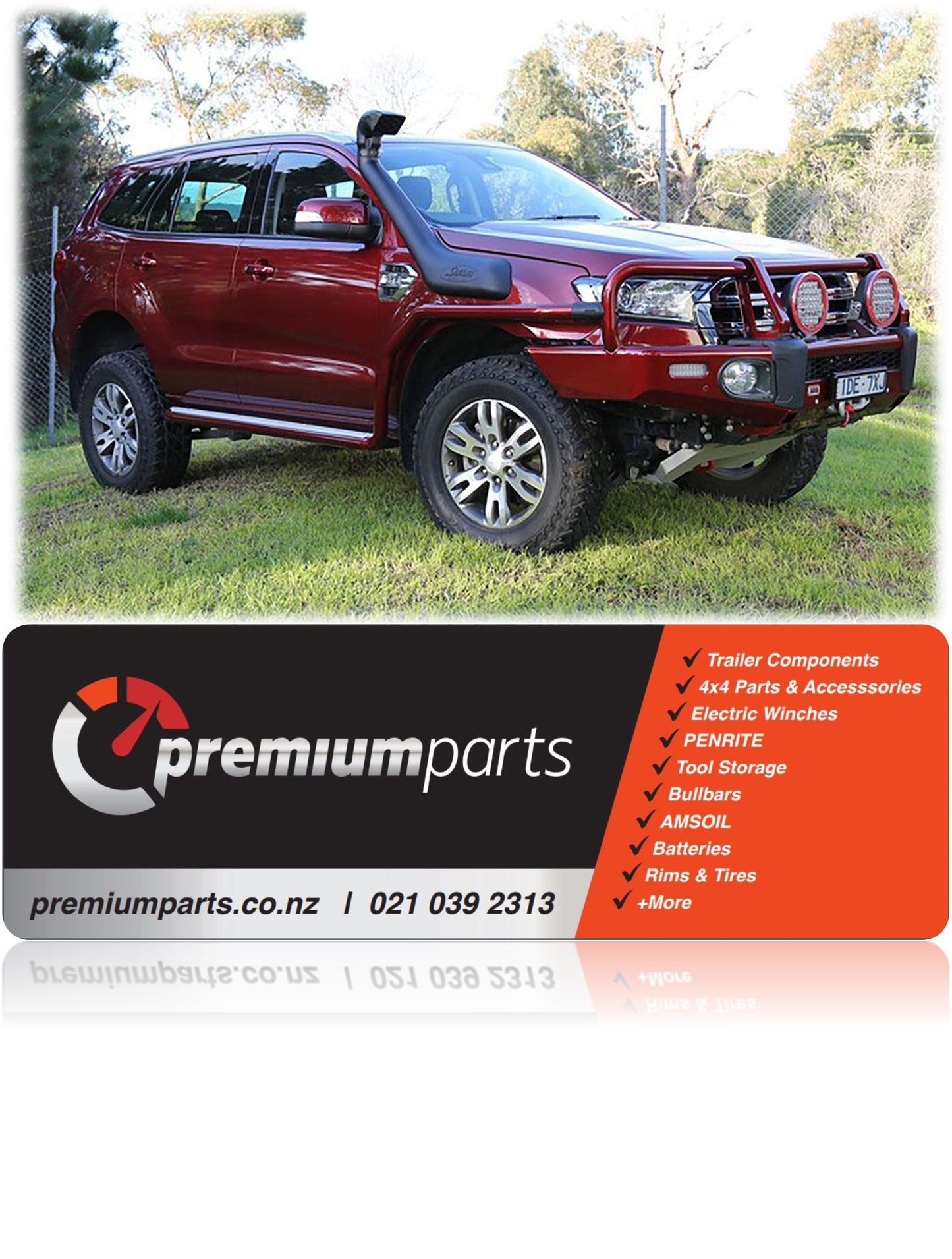 Ford Everest 4x4 Safari Snorkel 08/2015 Onwards