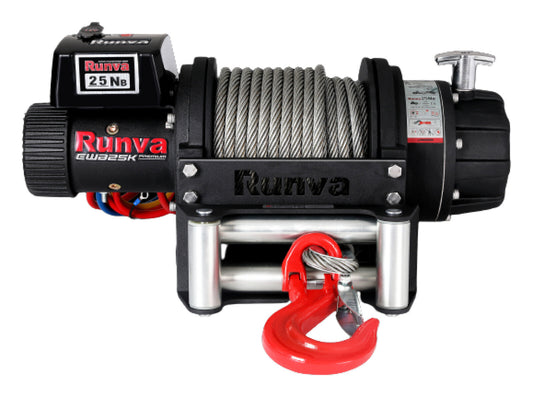 Runva EWB25000 Premium 12V with Steel Cable