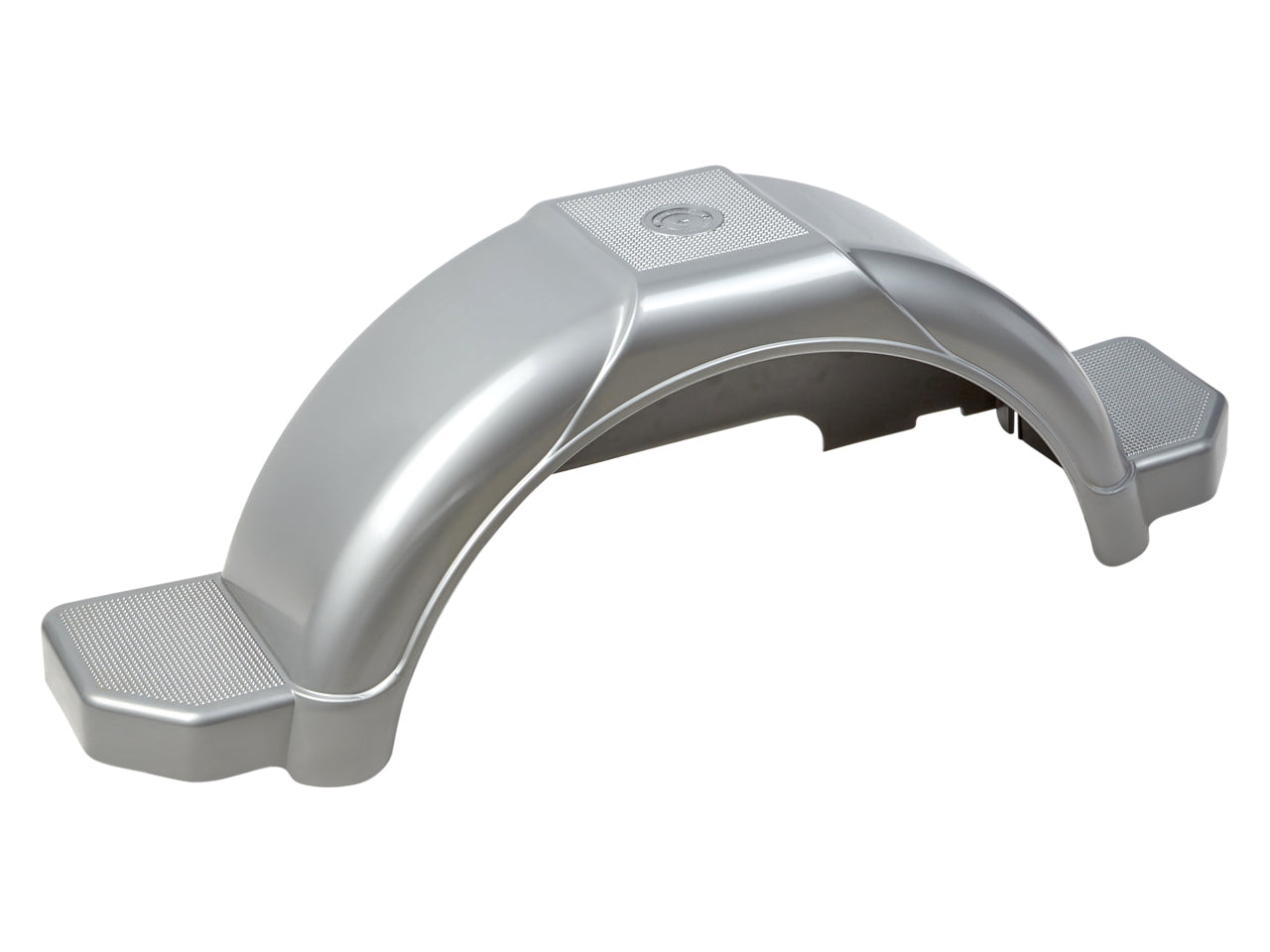 Trojan 14" Mudguard - Silver Plastic - Each