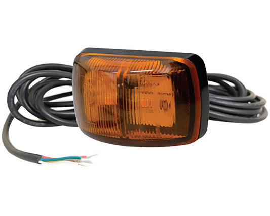 2x LED Marker Light - Amber - 9-33V - 6m Wire