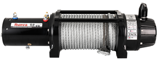 RUNVA 13XP Premium Winch 12V with Steel Cable
