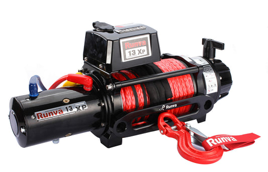 RUNVA 13XP Premium Winch 24V with Synthetic Rope