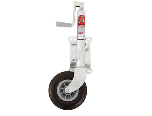 Trojan Jockey Wheel - Solid Tyre - 350kg Capacity