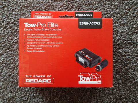 Redarc Tow-pro Elite Electric Trailer Brake Controller + UNIVERSAL EXTENDED WIRING KIT TPWKIT-014