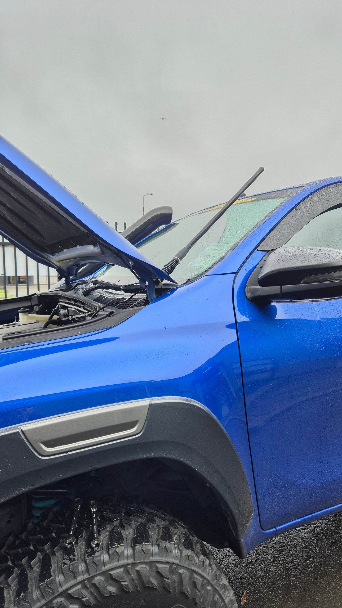 Toyota Hilux N80 UHF Antenna Mount Bracket