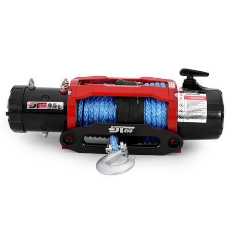 Drivetech 4X4 9500lb 12V 4X4 Winch with Synthetic Rope