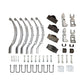 Spring Set Tri-Axle 3500kg Zinctech Inc ubolts & plates to suit 50mm axle