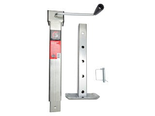 Trojan 2200kg Heavy Duty Jockey Stand - Zinc - 70x70mm