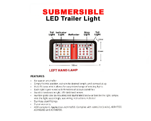 Trojan LED Multi Volt Submersible Combination Light (LHS)