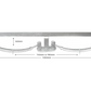 Trojan Double Eye Rocker Type - 2500kg or 3500kg - 50mm wide - Mounted on Galvanised Angle Iron - Pair