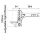 Trojan Pro Towball Mount Adjustable Heavy Duty