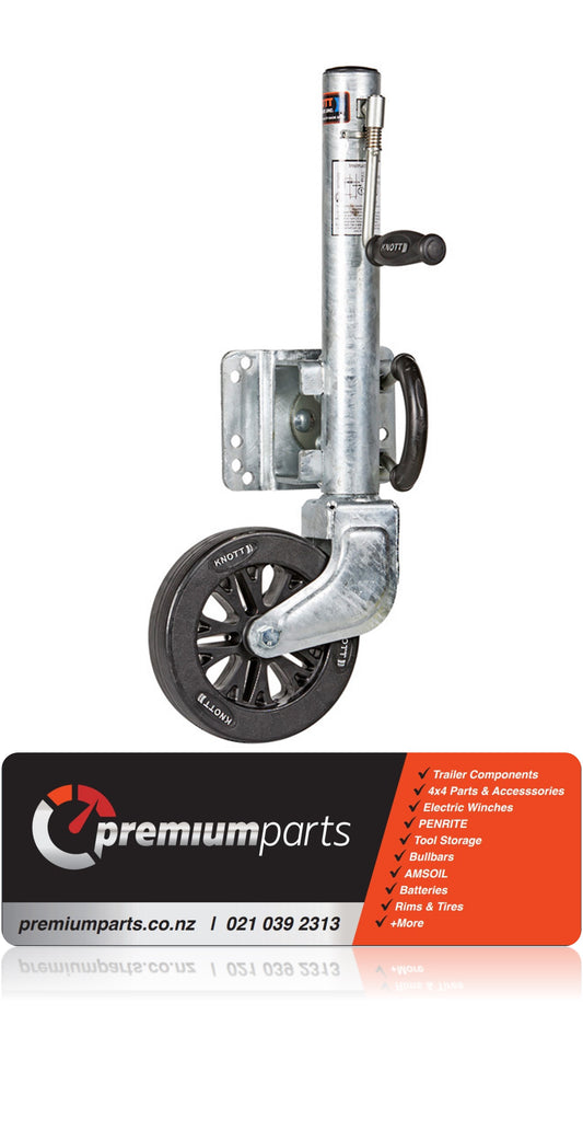 KNOTT 8" Jockey Wheel - Sidewind - HD 545kg