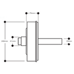CM Trailer Parts - Hydraulic 9" Drum Brakes - 1500Kg