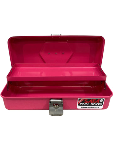 SAFA Toolbox - D1 Steel Tool Box With Folding Tray