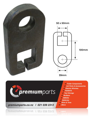 Drop Axle Plate Suit 39mm Axle - Sold in Pairs
