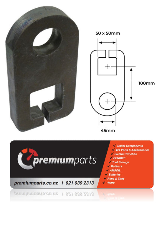 Drop Axle Plate Suit 45mm Axle - Sold in Pairs