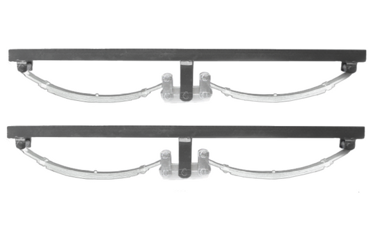 Trojan Double Eye Rocker Type - 2500kg or 3500kg - 50mm wide - Mounted on Bare Angle Iron - Pair