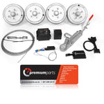 TRAILER KIT - 3500KG ELECTRO BRAKES - Includes Handbrake + Breakaway Kit