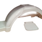 Trojan 14" Mudguard - White Plastic - Each