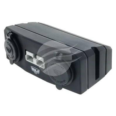 TRIPLE SURFACE MOUNT HOUSING 50amp ANDERSON STYLE PLUG