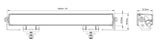 HULK LED Driving Lamp Lightbar Driving Beam 9-36V 180W 13,200 Lumens