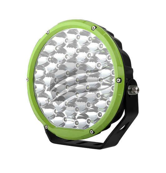 Hulk 4x4 9" Round Led Driving Lamp - GREEN (Single)