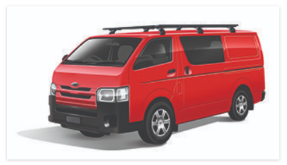 ROLA Low Mount. Toyota HiAce ZX 2005-2009