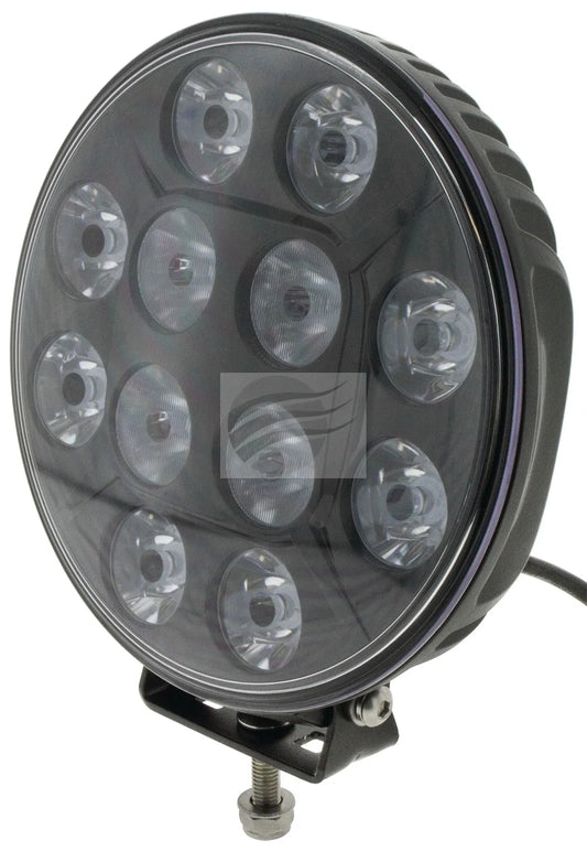 Ignite 7" Round LED Driving Light Black Fascia
