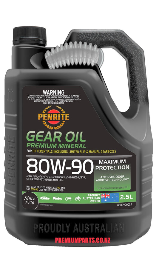 PENRITE GEAR OIL 80W-90 (Mineral) - 2.5L