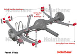 NOLATHANE Rear Spring Bushing Kit for TOYOTA HILUX, FOTON TUNLAND