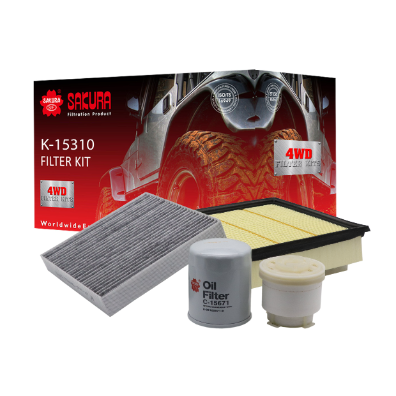 FILTER KIT OIL AIR FUEL CABIN ISUZU DMAX TF 4JJ1TC 3.2L 6CYL