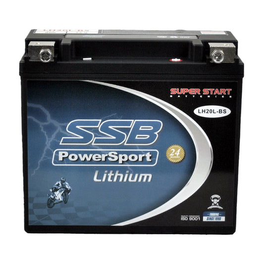 MOTORCYCLE AND POWERSPORTS BATTERY LITHIUM ION 12V 700CCA BY SSB LIGHTWEIGHT LITHIUM ION PHOSPHATE