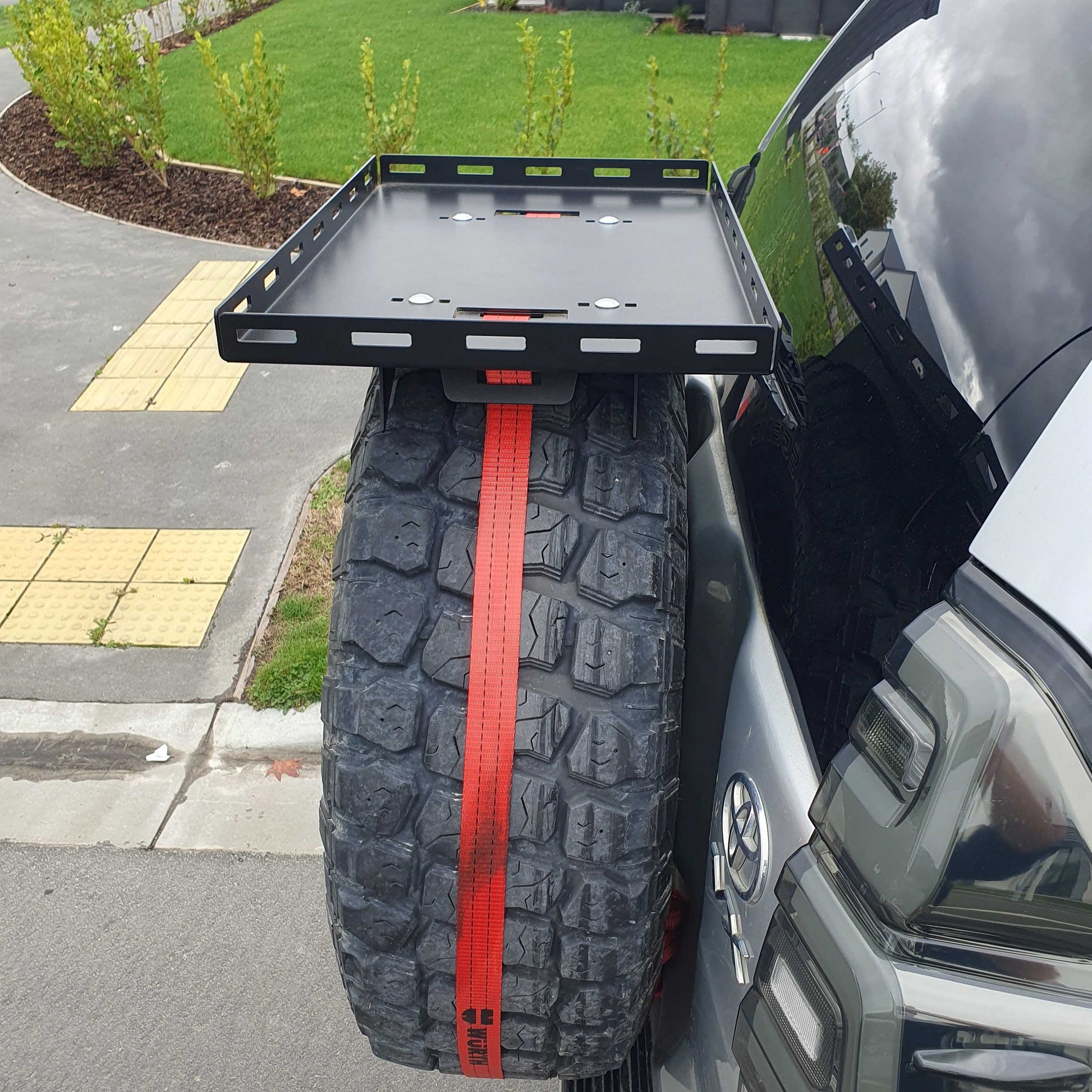 Spare Wheel Shelf Side View